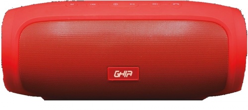 Ghia Bocina Portátil BX400, Bluetooth, Inalámbrico, 8W RMS, USB, Rojo 