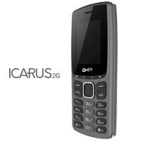 Celular Icarus 2G 1.77'', SIM Doble, Bluetooth, Negro 