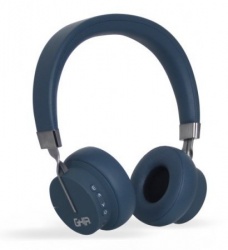 Ghia Audífonos con Micrófono N3, Bluetooth, Inalámbrico, Azul 