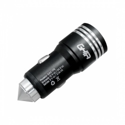 Ghia Cargador para Auto GAC-176, 5V, 2x USB 2.0, Negro 