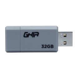 Memoria USB Ghia GAC-180, 32GB, USB 2.0, Gris/Verde 
