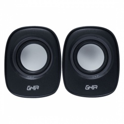 Ghia Bocinas GAC-184N, Alámbrico, 2.0 Canales, 4W RMS, USB, Negro 