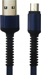 Ghia Cable USB-A Macho - Micro-USB B Macho, 1 Metro, Azul 