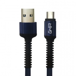 Ghia Cable USB A Macho - USB C Macho, 1 Metro, Azul 