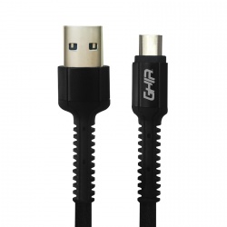 Ghia Cable USB A Macho - USB C Macho, 1 Metro, Negro 