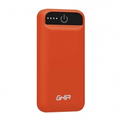 Cargador Portátil Ghia Power Bank  GAC-228, 2500mAh, Rojo 