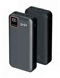 Cargador Portátil Ghia GAC-242, 20000mAh, Negro 