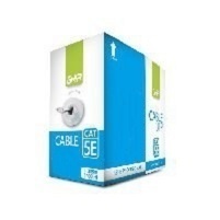 Ghia Bobina de Cable Cat5e UTP 4 Pares, 305 Metros, Azul 