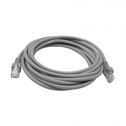 Ghia Cable Patch Cat5e UTP RJ-45 Macho - RJ-45 Macho, 3 Metros, Gris 