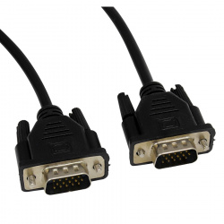 Ghia Cable VGA Macho - VGA Macho, 1.8 Metros, Negro 