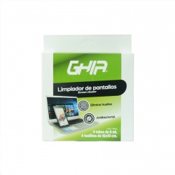 Ghia Kit de Limpieza Portátil GLS-011, 4 Limpiadores Portátiles, 4 Toallas 