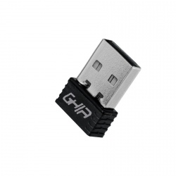 Ghia Adaptador de Red USB GNW-U1, Inalámbrico, 2.4GHz 