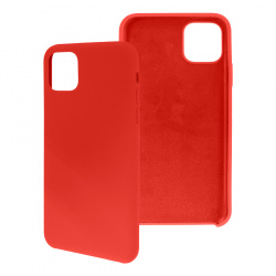Ghia Funda de Silicona con Mica AC-8903 para iPhone 11, Rojo 