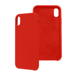 Ghia Funda de Silicona AC-8919 con Mica para iPhone XR, Rojo 