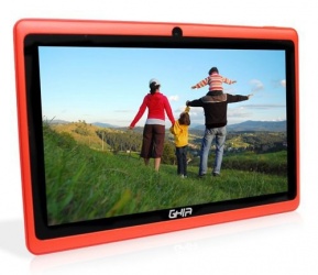 Tablet Ghia Any Quattro BT 7'', 8GB, 1024 x 600 Pixeles, Android 5.1, Bluetooth 4.0, Rojo 