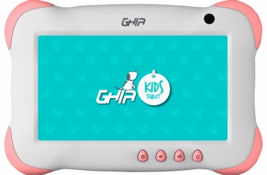 Tablet Ghia GTKIDS7 7'', 8GB, 1024 x 600 Pixeles, Android 8.1, Rosa/Blanco 