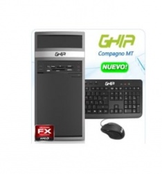 Computadora Kit Ghia Compagno MT PCGHIA-2170, AMD FX-6300BE 3.50GHz, 8GB, 1TB, Windows 10 Pro, Negro + Teclado/Mouse 