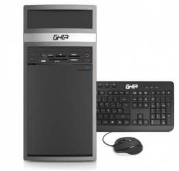 Computadora Kit Ghia Compagno Slim PCGHIA-2444, AMD A4-6300 3.70GHz, 4GB, 500GB, Negro + Teclado/Mouse 