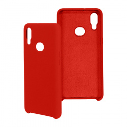 Ghia Funda de Silicona con Mica SAM-A10S-S1-R para Samsung A10S, Rojo 