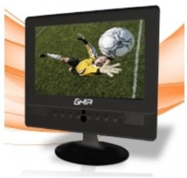 Ghia TV LED Portátil GH-TV07O-N 7'', Batería Recargable, Negro 