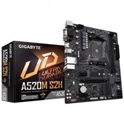 Tarjeta Madre Gigabyte A520M S2H, Micro-ATX, Socket AM4, AMD A520, 64GB DDR4, HDMI para AMD 
