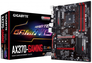 Tarjeta Madre Gigabyte ATX GA-AX370-GAMING, S-AM4, AMD X370, 64GB DDR4 para AMD 
