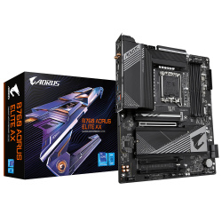 Tarjeta Madre Gigabyte B760 AORUS ELITE AX, ATX, LGA 1700, Intel B760, 128GB DDR5, HDMI/DP para Intel  