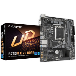 Tarjeta Madre Gigabyte B760M K V2, Micro-ATX, LGA 1700, Intel B760, 64GB DDR4, HDMI para Intel 