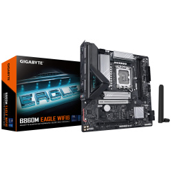 Tarjeta Madre Gigabyte B860M EAGLE WIFI6, Micro-ATX, LGA 1851, Intel B860, 128GB DDR5, HDMI/DP para Intel 