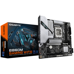 Tarjeta Madre Gigabyte B860M GAMING WIFI6, Micro-ATX, LGA 1851, Intel B860, 128GB DDR5, HDMI/DP para Intel  