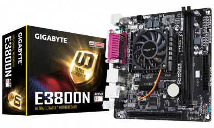 Tarjeta Madre Gigabyte mini ITX GA-E3800N (rev. 1.x), AMD E2-3800, HDMI, 32GB DDR3, para AMD 