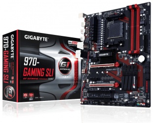 Tarjeta Madre Gigabyte ATX GA-970-GAMING SLI, S-AM3+, AMD 970 + SB950, 64GB DDR3, para AMD 
