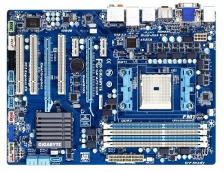 Tarjeta Madre Gigabyte ATX GA-A75-D3H, S-FM1, 64GB DDR3, para AMD 