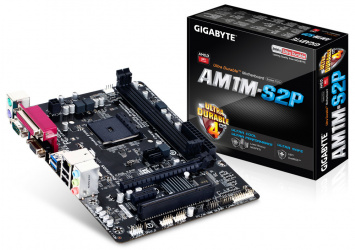 Tarjeta Madre Gigabyte micro ATX GA-AM1M-S2P, FS1b, 16GB DDR3, para AMD 