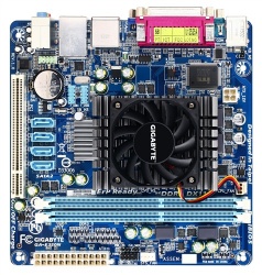 Tarjeta Madre Gigabyte mini ITX GA-E350N, FT1 BGA, AMD A45 FCH, HDMI, 16GB DDR3, para AMD 