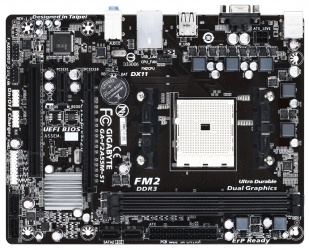 Tarjeta Madre Gigabyte micro ATX GA-F2A55M-S1 (Rev. 1.0), S-FM2, AMD A55, 64GB DDR3, para AMD 