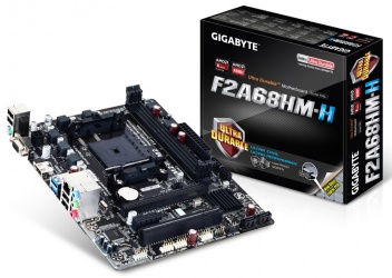 Tarjeta Madre Gigabyte Micro ATX GA-F2A68HM-H, S-FM2+, AMD A68H, HDMI, 64GB DDR3 para AMD 
