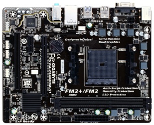 Tarjeta Madre Gigabyte micro ATX GA-F2A68HM-S1, S-FM2+, AMD A68H, 64GB DDR3, para AMD 