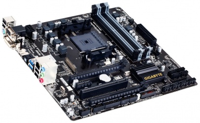 Carte mère GIGABYTE F2A88XN-WIFI AMD A88X Socket FM2 / FM2+ 2xDDR3 SDRAM 64GB Mini ITX - Informatique