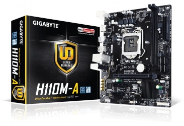 Tarjeta Madre Gigabyte microATX GA-H110M-A, S-1151, Intel H110, HDMI, 32GB DDR4 para Intel 