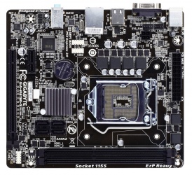 Tarjeta Madre Gigabyte mini ATX GA-H61M-S (rev. 1.0), S-1155, Intel H61, 16GB DDR3, para Intel (Bulk) 