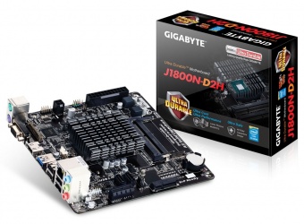 Tarjeta Madre Gigabyte mini ITX GA-J1800N-D2H (rev. 1.0),  Intel Celeron J1800 Integrada, SATA II, HDMI, 8GB DDR3 