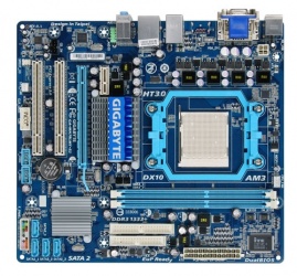 Tarjeta Madre Gigabyte micro ATX GA-MA78LMT-S2, S-AM3, AMD 760G, DDR3, para AMD 