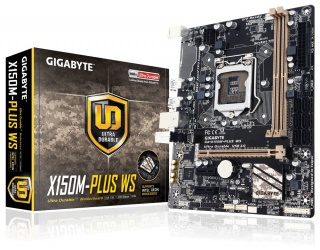 Tarjeta Madre Gigabyte micro ATX GA-X150M-PLUS WS, S-1151, Intel C232, 32GB DDR4 para Intel 