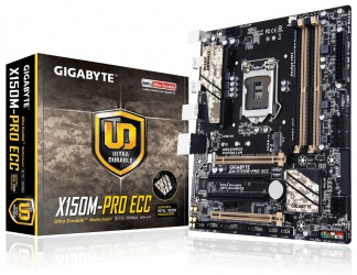 Tarjeta Madre Gigabyte micro ATX GA-X150M-PRO ECC, S-1151, Intel C232, 64GB DDR4 para Intel 