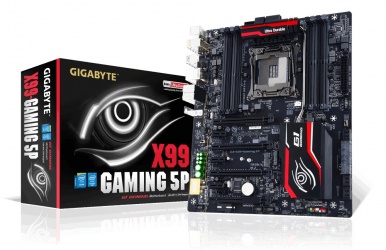 Tarjeta Madre Gigabyte ATX extendida GA-X99-GAMING 5P, S-2011v3, Intel X99, 128GB DDR4 para Intel 
