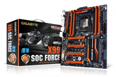 Tarjeta Madre Gigabyte ATX Extendida GA-X99-SOC FORCE, S-2011, 64GB DDR4 para Intel 