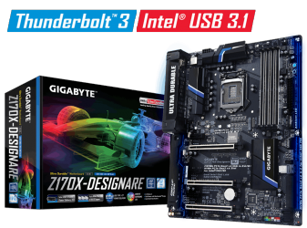 Tarjeta Madre Gigabyte ATX GA-Z170X-Designare, S-1151, Intel Z170, HDMI, 64GB DDR4 para Intel ― Requiere Actualización de BIOS para trabajar con Procesadores de 7ma Generación 