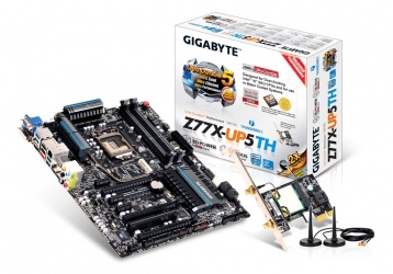 Gigabyte T. Madre ATX GA-Z77X-UP5 TH, S-1155, 32GB DDR3 para Core i3 i5 i7 