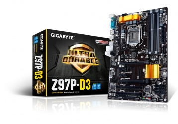 Tarjeta Madre Gigabyte ATX GA-Z97P-D3, S-1150, Intel Z97, HDMI, 32GB DDR3, para Intel 
